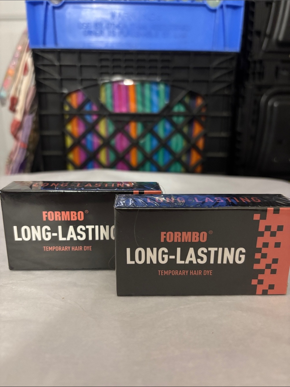Long-Lasting Men’s Temporary Hair Dye — Black 2 pks